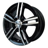 Llanta Aleacion Deportiva Eb Ro R15 (4x100) Vw Onix Renault