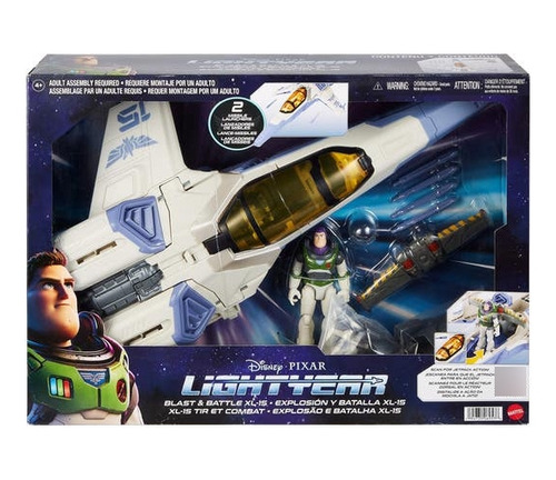 Buzz Lightyear Explosion Y Batalla Xl-15  Nave + Figura