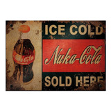 Cartel Chapa Retro Vintage Nuka Cola Personalizadas Givan