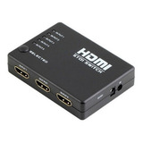 Hub 5 Portas Hdmi Switch Com Controle Remoto Hd Oferta 