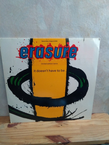 Vinilo Maxi Erasure - It Doesn't Have To Be 