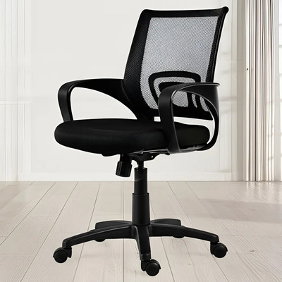 Silla de Oficina Offiho Eco-Chair Negra Ergonómica con Respaldo Reclinable | Envío gratis