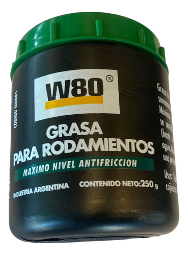 Grasa Para Rodamiento Moto/auto W80 250 G / Motomil