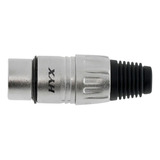 Conector Xlr Fêmea 3 Pinos Hyx Hx001f