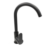 Llave Mezcladora Fregadero O Tarja Cocina Negro Mate Ancla