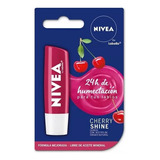 Protector Labial Nivea By Labello Cherry Shine X 4,8g