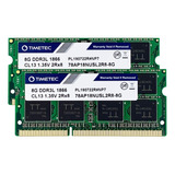 Memoria Ram 16gb Timetec Hynix Ic Kit (2x8gb) Ddr3l 1866mhz Pc3-14900 Unbuffered Non-ecc 1.35v Cl13 2rx8 Dual Rank 204 P