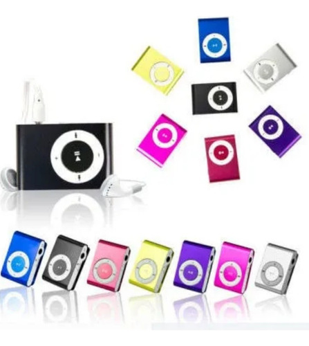 Reproductor De Música Mp3 Recargable Almacenamiento 16gb