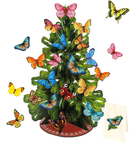 Mariposas Para Regalo De Navidad Y Feliz Año Nuevo
