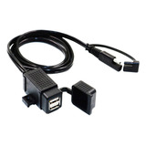 Motopower Mpc - Kit De Cargador Usb Dual Impermeable Para M.