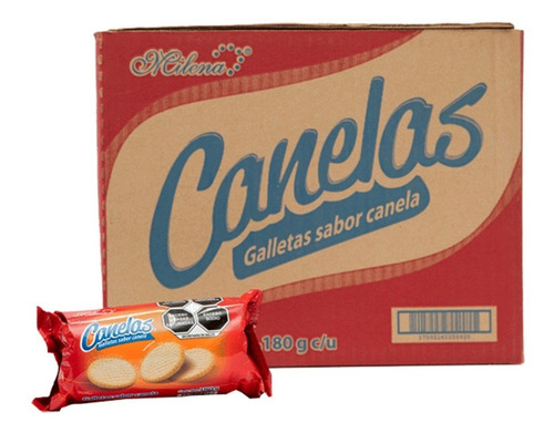 Galletas Canelas Milena® Caja Con 20 Paquetes