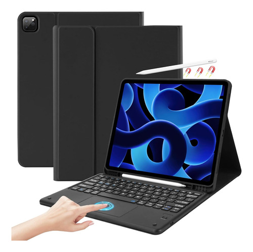 Funda Con Teclado + Touchpad Para iPad Pro 12.9 6ta Gen 2023