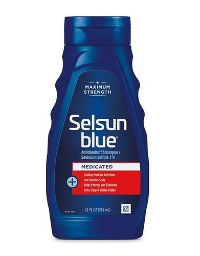 Shampoo Selsun Blue Medicated 325ml 11oz