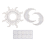 Conjunto De Moldes De Silicone Em Forma De Sol Diy Moon Para