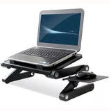 Suporte Mesa C/ Cooler Multifuncional Articulado Notebook 