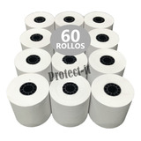60 Rollos Papel Termico 57x60 T5760 Miniprinter 58mm Ancho
