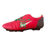 Tachón Para Soccer Mod. T90 En Piel Rojo Y Negro Talla 26