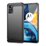 Funda Fibra De Carbono Compatible Con Motorola Moto G22