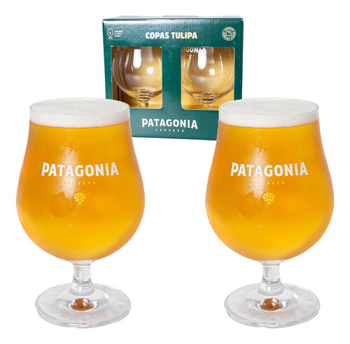 Copas X 2 Patagonia Tulipa 473 Ml De Cerveza 