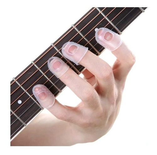 Pack 4 Protectores Dedos Guitarra Principiante Talla M