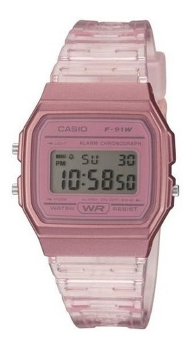 Reloj Casio F-91ws-4cf Digital Crono Alarma Calendar Envios