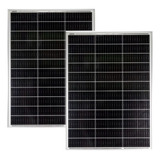 Pack X 2 Panel Solar 120w 12v Calidad A Monocristalino Luxen