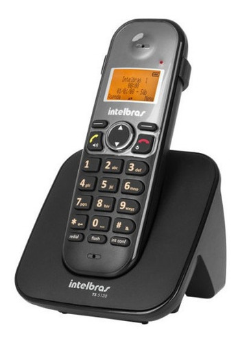 Telefone Intelbras Ts 5120 Sem Fio Com Viva Voz E Id