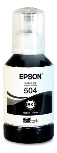 Botella De Tinta Epson T504 L4150 L4160 L6161 L6171 Negro