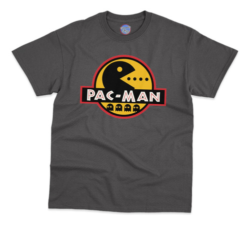 Playera Jurassic Park Parodia Pacman Dinosaurio #2