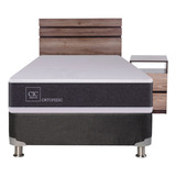 Cama Americana 1.5 Plazas Cic Ortopedic + Set Ares