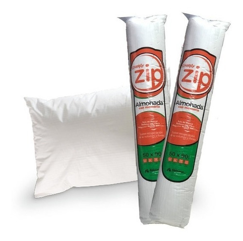 Almohada Inteligente Zip Coverfly 50x90 King Hotelera Packx2