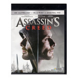 Assassins Creed Pelicula 4k Ultra Hd + Blu-ray + Digital Hd