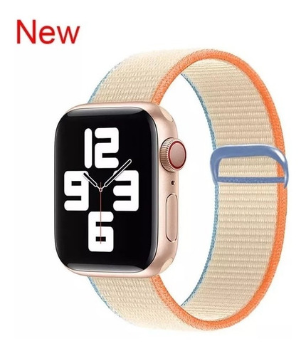 Pulso Correa Manilla Nylon Para Apple Watch 38,40,42,44 Mm