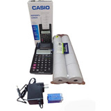 Calculadora Impresora Casio Con Papel Ticket + Cargador 220v