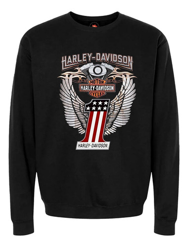 Buzo Estampado Varios Diseños Harley Davidson Numero Uno 