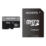 Memoria Micro Sd Adata Ausdh16guicl10-ra1 16gb Con Adaptador
