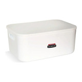 Caja Organizadora Top Grande Con Tapa Art 386 Colombraro Mm Color Blanco