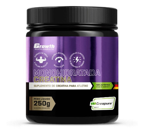 Creatina (creapure) Growth 250g - Suplemento Em Pó - Growth