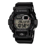 Reloj Casio G-shock Gray Gd-350-1 Original Hombre Color De La Correa Negro Color Del Bisel Negro Color Del Fondo Gris