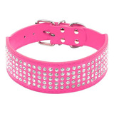 Berry Pet Strass Collares Para Perros - 5 Filas De Diamantes