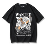 Camiseta Camisa Anime Piece Wanted Nika Luff Gear 5