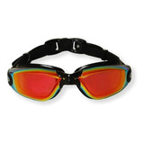 Goggles Natacion Escualo Modelo Zeus Mirror Ambar Color Naranja