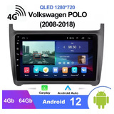 Estéreo Android Volkswagen Polo Vento 2013-2018 Carplay 64gb