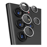 Películas Lente Câmera Strass Para Samsung Galaxy S22 Ultra