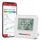 Termometro Bluetooth Higrometro Indoor Thermopro Tp-357 App 