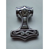 Dije Martillo Thor Mjölnir Collar Acero Inoxidable 316