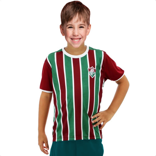 Camisa Infantil Fluminense Braziline Epoch Licenciada + Nf