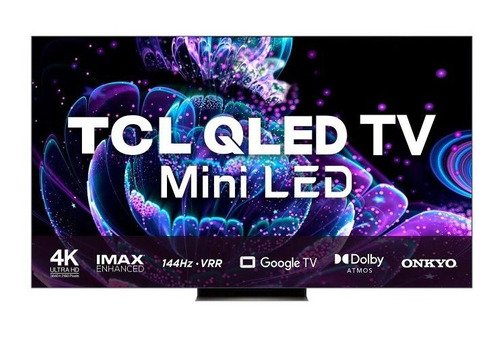 Smart Tv Tcl 75 Qled Mini Led Uhd 4k 75c835 144hz Controle D