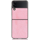 Funda Para Samsung Galaxy Z Flip 3 5g - Rosa Cocodrilo