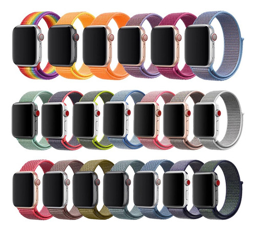 Pulseira Loop Esportiva Para Apple Watch 45mm 44mm 49mm 40mm